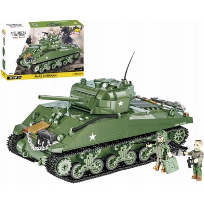 COBI 2570 World War II Americký střední tank Sherman M4A3 – Zboží Dáma
