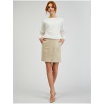 Orsay dámská sukně v semišové úpravě béžová – Zboží Mobilmania