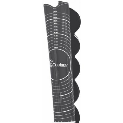 Scrapcooking Cakesupplies Silikonová podložka na válení černá 60 x 43,5 cm – Sleviste.cz