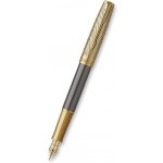 Parker Sonnet Premium Arrow GT 18K plnicí pero hrot F dárková sada s koženým pouzdrem 1502/5191038 – Hledejceny.cz