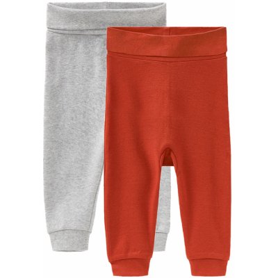 Lupilu Chlapecké kalhoty Jogger s BIO bavlnou 2 kusy šedá hnědá – Zboží Mobilmania