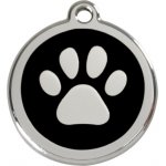 Red Dingo známka vč. rytí Tlapka Černá 30 mm – Zboží Mobilmania