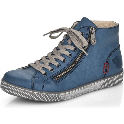 Rieker dámské kotníkové boty Z1221-14 modrá – Zboží Mobilmania