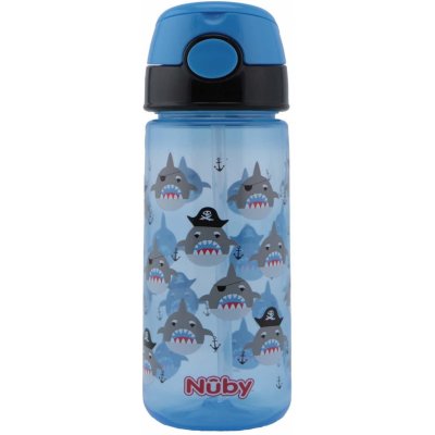 Nûby hrnek s brčkem Active modrá barva 540 ml – Zboží Mobilmania