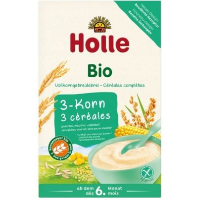 Holle Bio Celozrnná kaše 3 Obiloviny 250 g – Zboží Dáma