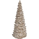 Béžová dekorace vánoční stromek Christmas Tree Ø 13*30 cm – Hledejceny.cz