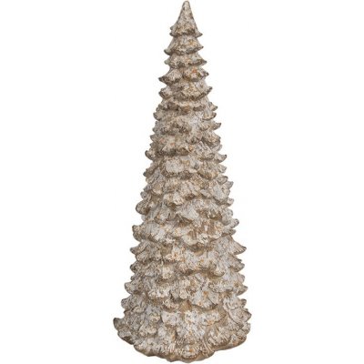 Béžová dekorace vánoční stromek Christmas Tree Ø 13*30 cm – Hledejceny.cz
