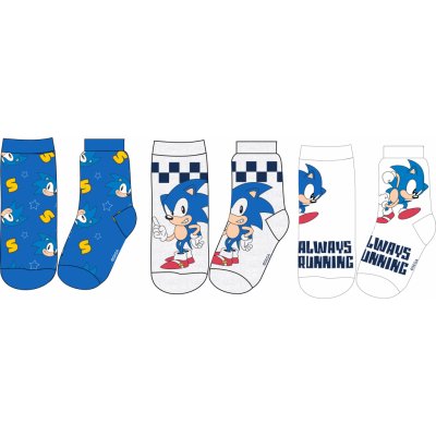 Ježek Sonic 5234079 Chlapecké ponožky mix barev