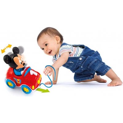 Clementoni Baby autíčko tahací s myškou Mickey Mouse od 399 Kč - Heureka.cz