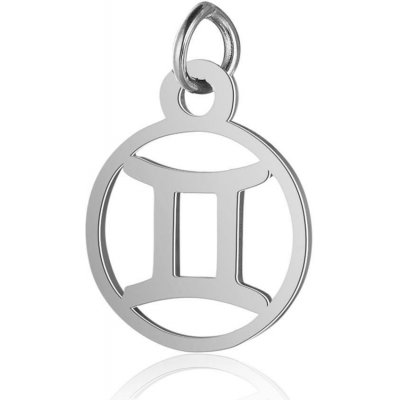 Přívěsek Znamení Zvěrokruhu chirurgická ocel - Znamení zvěrokruhu BLÍŽENCI TC 453 – Zboží Dáma