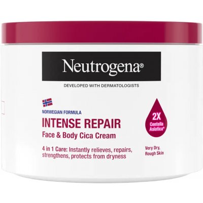 Neutrogena Intenzivně regenerační krém na obličej a tělo 4v1 400 ml – Hledejceny.cz