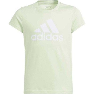 adidas BIG LOGO TEE Dívčí triko světle zelená – Zboží Dáma