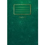 Happy Spirit Sešit Premium zelené květy A5 tečkované linky – Zboží Dáma