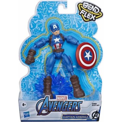 Hasbro Avengers Bend and Flex Captain America – Zboží Mobilmania