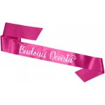 Svatební šerpa Budoucí nevěsta Bílá/Purpurová – Zboží Dáma