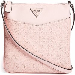 Guess DESIRE LOGO-EMBOSSED LARGE crossbody růžová kabelka - Nejlepší Ceny.cz