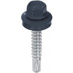 KLIMAS Šroub samovrtný WF 5,5 x 25 mm pro kotvení plechu do oceli 5 mm RAL 7016 250 ks