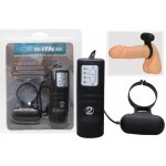 Black Velvet vibrační kroužek na penis a varlata – Zboží Mobilmania