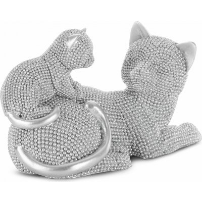 EUROFIRANY DEKORAČNÍ FIGURKA ELDO 19X9X12 CM STŘÍBRNÁ – Zbozi.Blesk.cz