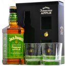 Jack Daniel's Apple 35% 0,7 l (dárkové balení 2 sklenice)