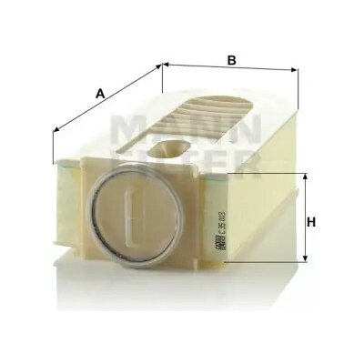 MANN FILTER Vzduchový filtr C 35 003 – Hledejceny.cz