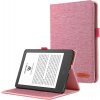 Pouzdro na čtečku knih Protemio FABRIC Zaklápěcí obal pro Amazon Kindle 2022 11. generace 63930 růžové