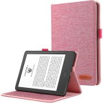 Vsechnonamobil 63930 FABRIC Zaklápěcí obal pro Amazon Kindle 11. generace 2022 / 2024 růžový – Zboží Živě