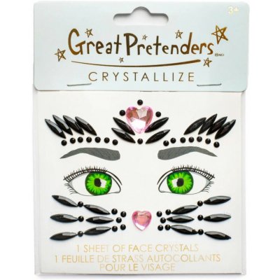 Great Pretenders Sada kamínků na obličej Black Cat, 3 + – Sleviste.cz