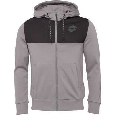 Lotto TRAINING PURE Full-Zip Hoodie mikina šedá – Sleviste.cz