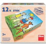 Dino obrázkové kostky Pejsek a kočička – Zboží Dáma