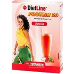DietLine PROTEIN 20 proteinový koktejl s příchutí jahoda 3 x 25 g – Sleviste.cz