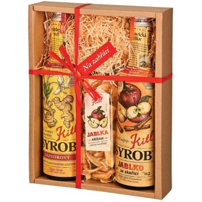 Kitl Syrob Zázvorový a Jablko a křížaly 2 x 0,5 l – Hledejceny.cz