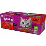 Whiskas Klasické pokrmy kuře hovězí jehně drůbež ve šťávě 40 x 85 g – Hledejceny.cz