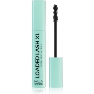 MUA Makeup Academy Loaded Lash XL voděodolná řasenka pro prodloužení natočení a objem Black 8 g