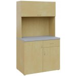 KUCH - SIMPLE 3 kuchyňka s výklopem (lednice) 1800x1000x600 mm bříza světlá – Zboží Mobilmania