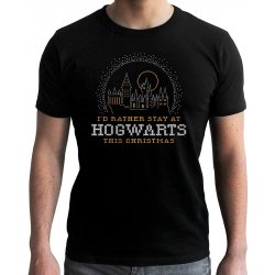 ABYstyle tričko pánské Christmas Hogwarts Harry Potter