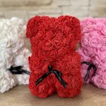 Medvídek z růží multicolor – Zboží Mobilmania