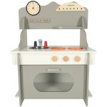 KIK KX4626 Dřevěná kuchyňská linka MDF pro děti s velkou troubou – Zboží Dáma