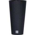 Prosperplast Květináč s vkladem Rato Tubus 25 cm antracit – Hledejceny.cz