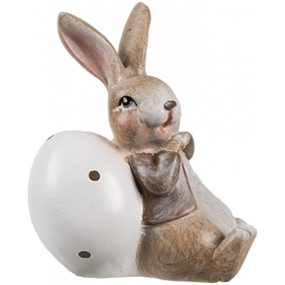 Keramická dekorace králík s vajíčkem - 6*4*8 cm – Hledejceny.cz