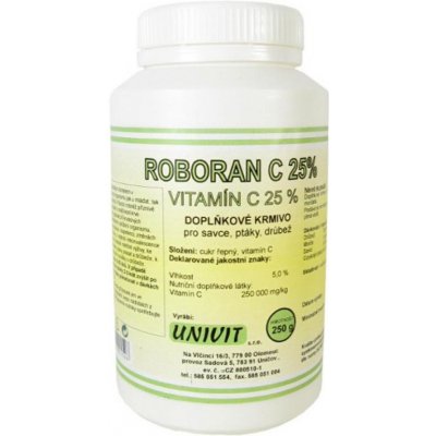 Univit Roboran Vitamin C 25/ 250 g – Zbozi.Blesk.cz