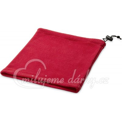 Červená fleecová šála/čepice 2v1 – Hledejceny.cz