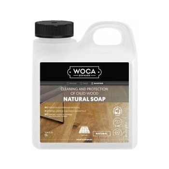 Woca mýdlo na dřevěné olejované podlahy přírodní 1 l