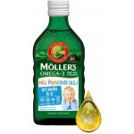 MOLLER'S Omega 3 Můj první RYBÍ OLEJ vitamín A a D 250 ml – Hledejceny.cz