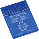 Strojové jehly pro průmyslové overlocky Schmetz B-27 80 – Zboží Dáma