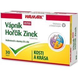 Walmark Vápník Hořčík Zinek OSTEO 30 tablet