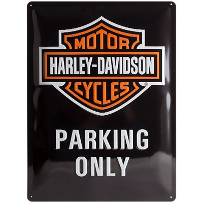 LOUIS Plechová cedule Harley - Davidson PARKING ONLY