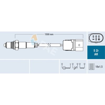 Lambda sonda FAE 75351 | Zboží Auto