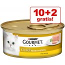 Krmivo pro kočky Gourmet Gold jemná krůtí 12 x 85 g
