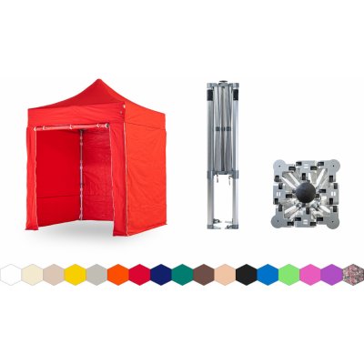 TENTino BIG HEXAGON 2x2 m 7A ČERVENÁ – Hledejceny.cz